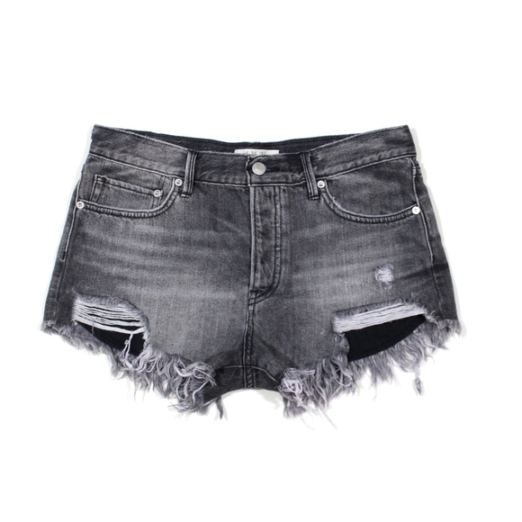 Free People Pants - We the Free People Cut Off High Waist Denim Short